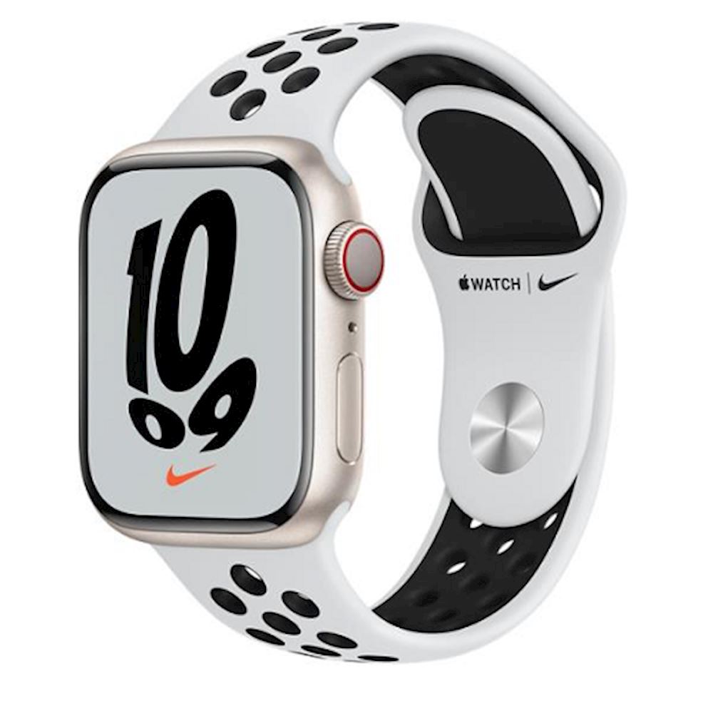 APPLE WATCH NIKE SERIES 7 GPS 45MM STARLIGHT ALUMINIUM CASE WITH PURE  PLATINUM/BLACK NIKE SPORT BAND SMARTWATCH - Negozio di Videogiochi e Giochi