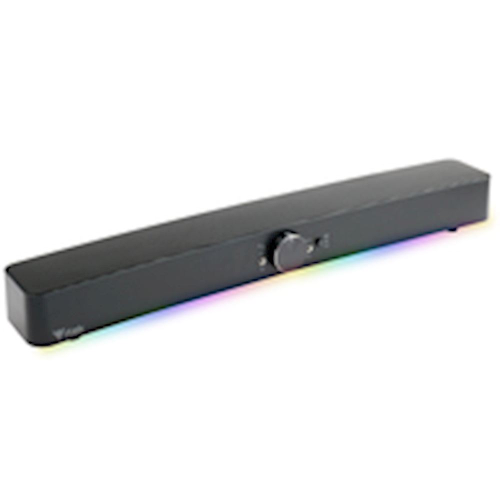 Gaming Soundbar S100 - RGB, BlueTooth, Jack 2x3.5mm, Uscita Mic e Cuffie