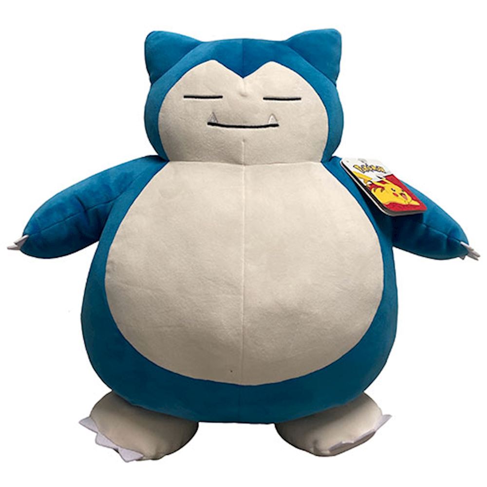 Peluche Snorlax Jumbo – Pokémon Sleeping Buddy, Nuovo