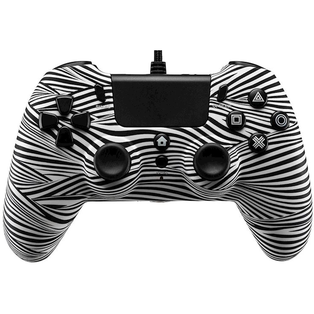 QUBICK PS4 Controller Wired Black & White 2.0 ACCESSORI CONSOLE - Negozio  di Videogiochi e Giochi