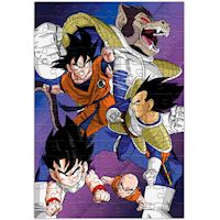 Puzzle Dragon Ball Z - Sfera del Drago 4 Stelle | 7 Sfere del Drago Shenron, Puzzle da Collezione Dragon Ball, 18 x 26 cm + Sfera 10 x 10 cm, Dragon Ball gadget
