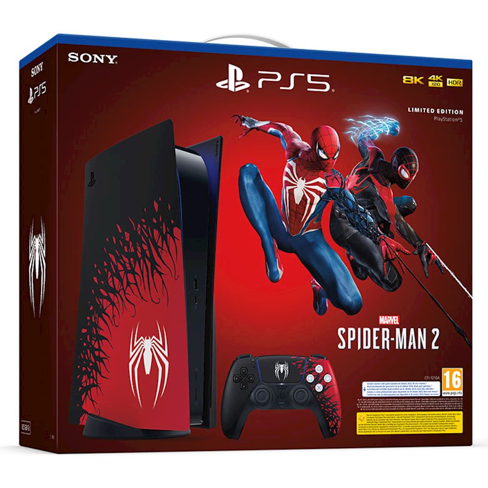 PlayStation 5 + Marvel's Spider-Man 2 Limited Edition GARANZIA ITALIA  CONSOLE - Negozio di Videogiochi e Giochi