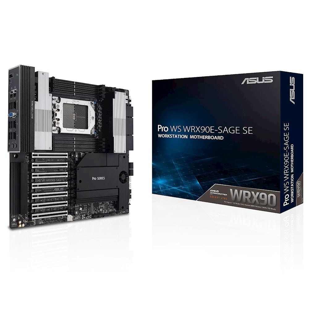 ASUS MB AMD STR5, PRO WS WRX90E-SAGE SE, WRX90,PCIE 5.0,WS SCHEDE MADRI ...