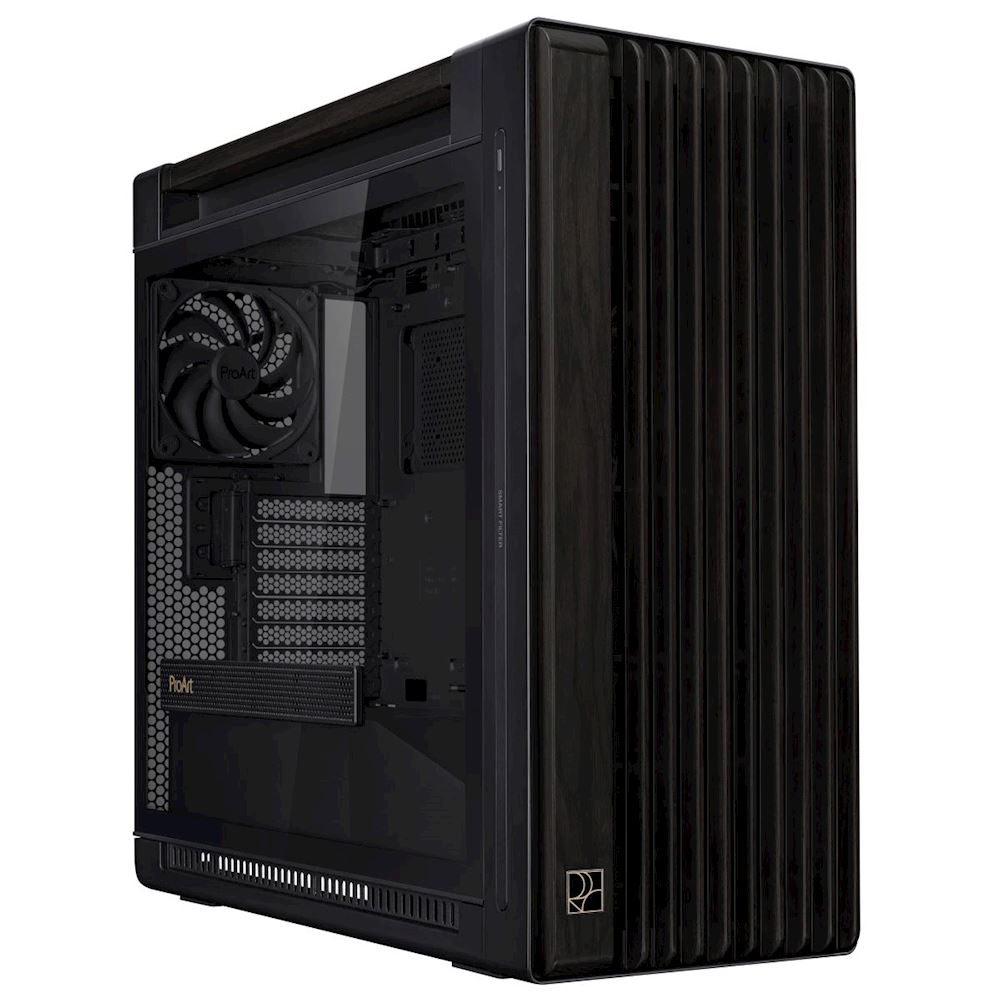 Itek SMALLCOM-B Mini Tower Gehäuse – MATX, 4x USB (davon 2x USB 3.0), Brushed Schwarz, Mit Lüfter