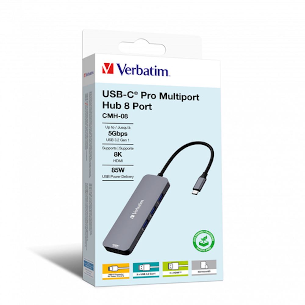 USB C Hub, 8 In 1 USB-C Multiport Adapter With 100W Power Delivery, USB 3.0 Ports/3 X USB 2.0, SD/TF Card Reader,3.5mm Audio For MacBook Pro/Air, IMac, IPad Pro, XPS, And More - 6