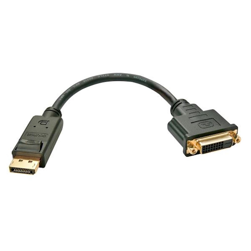 ADATTATORE HDMI(F) A DVI(M)Adattatore HDMI a DVI-D 19F/24+1M – Hd Informatica