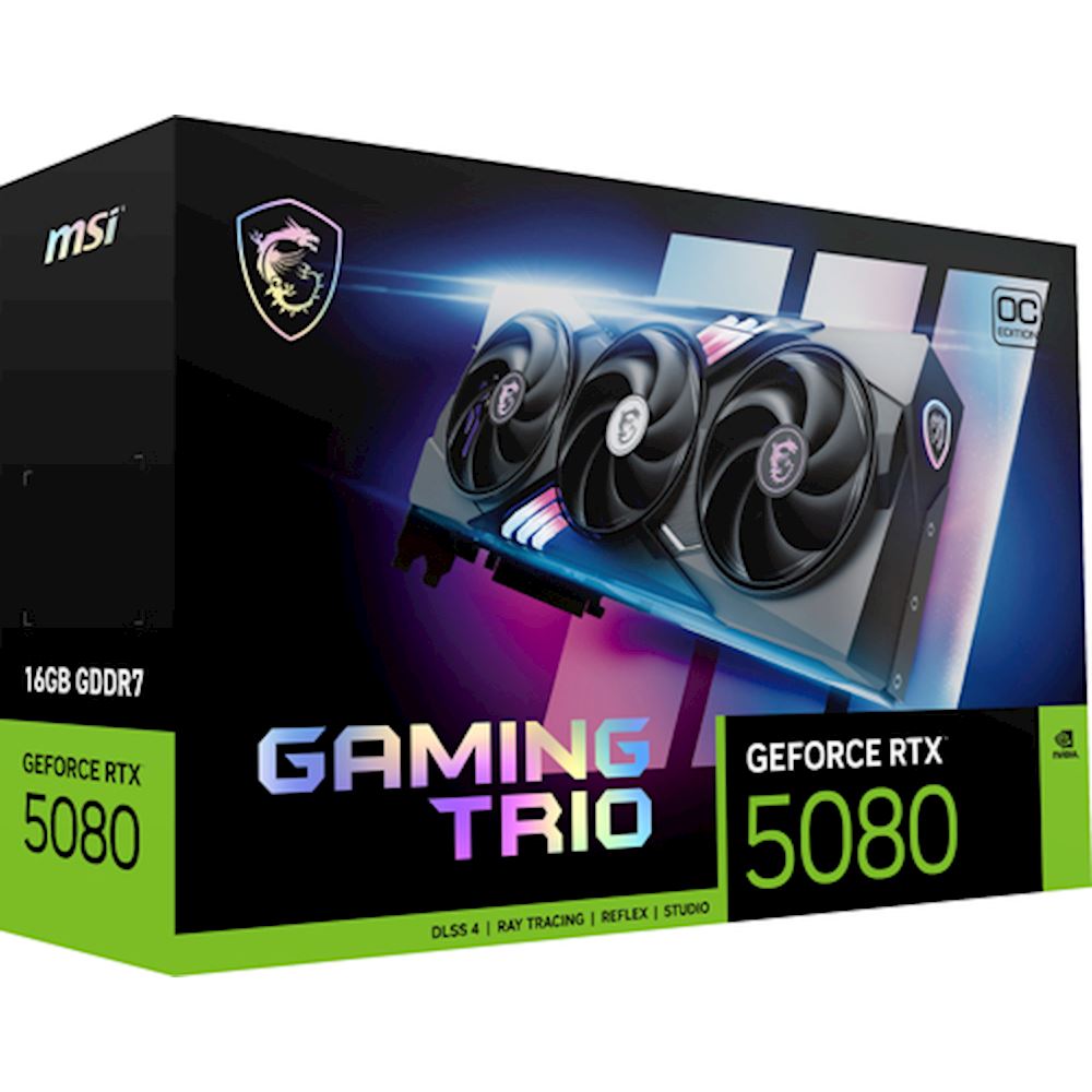 【新品未使用】GeForce RTX 5080 16GB GAMING TRIO MSI GeForce RTX™ 5080 16G GAMING TRIO OC