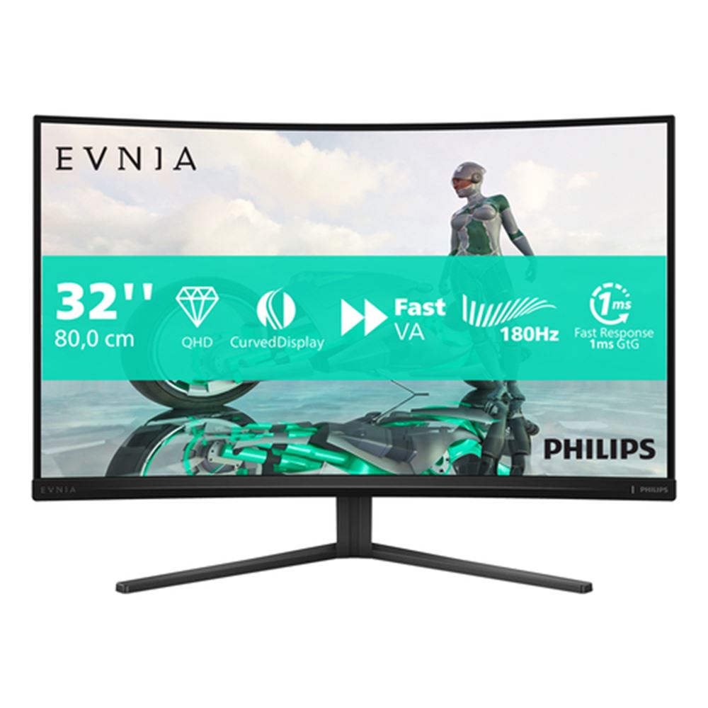 Monitor Ggc - 27 Curved R1000- Wqhd 2560x1440- Va- 240hz- 16:9- 1ms Od Has 2xhdmi Dp Type C Usb Hdr1000 Adapt Sync
