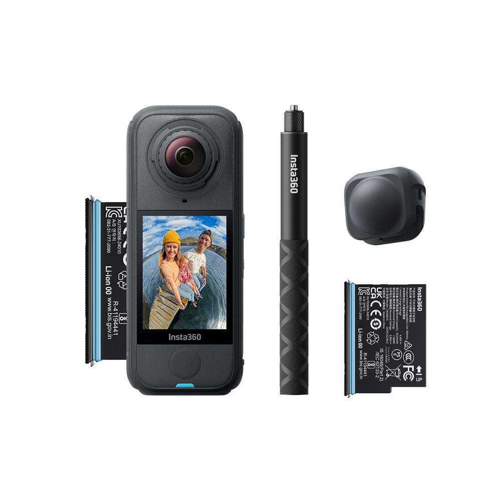Insta360 Custodia Invisibile Per X3 – Impermeabile IPX8 Fino A 50 M, Con 10 Inserti Antiappannamento