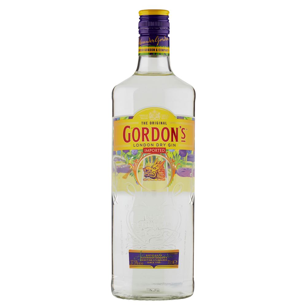 Gin Gordon's London Dry - 37,5%vol 70cl Gin - Antica Enoteca Giulianelli,  Vini e Liquori storici