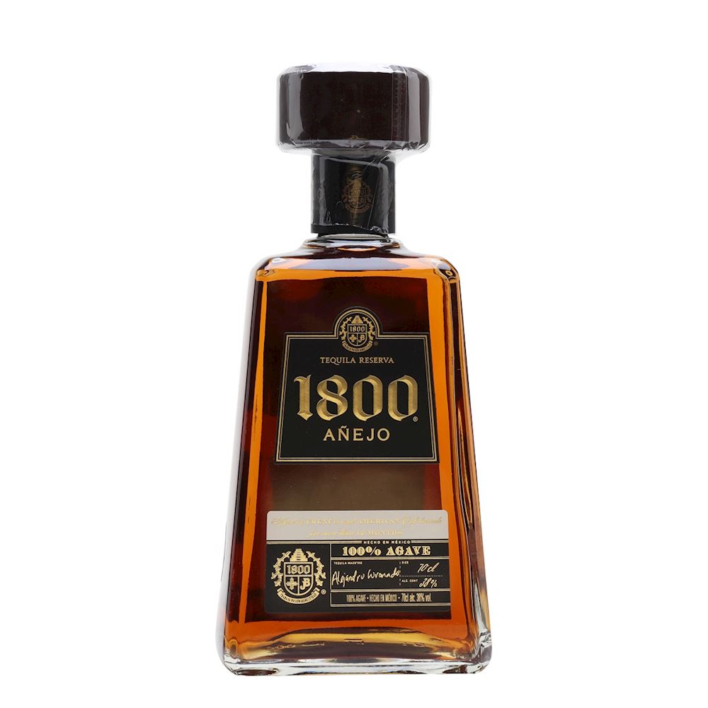 Tequila 1800 Anejo - 38%vol 70cl South American spirits - Antica ...