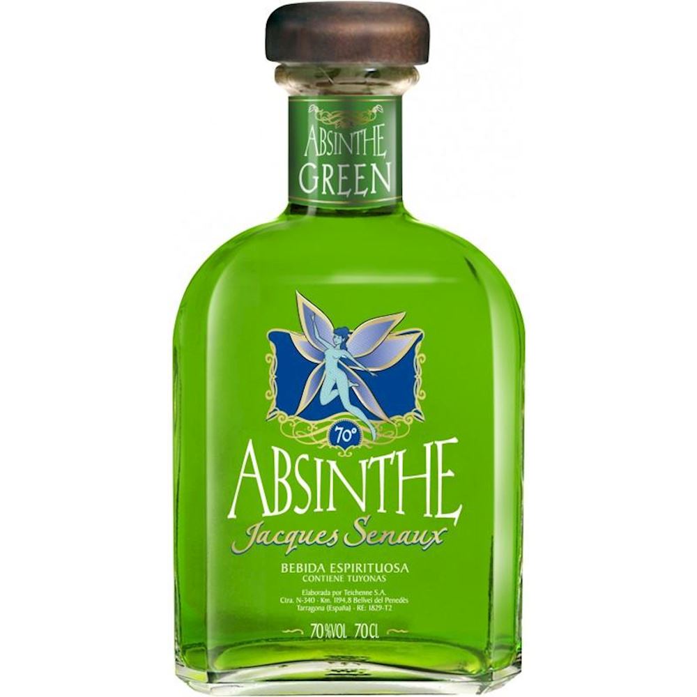 ABSINTHE JACQUES SENAUX GREEN 70% CL.70 LIQ.ESPANA Absinthe - Antica ...