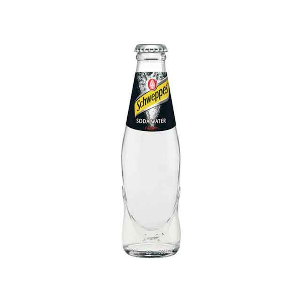 Вода газированная продажа. Содовая вода Schweppes. Schweppes Soda Water 200мл.. Содовая для коктейлей Швепс. Schweppes 0,2 стекло.