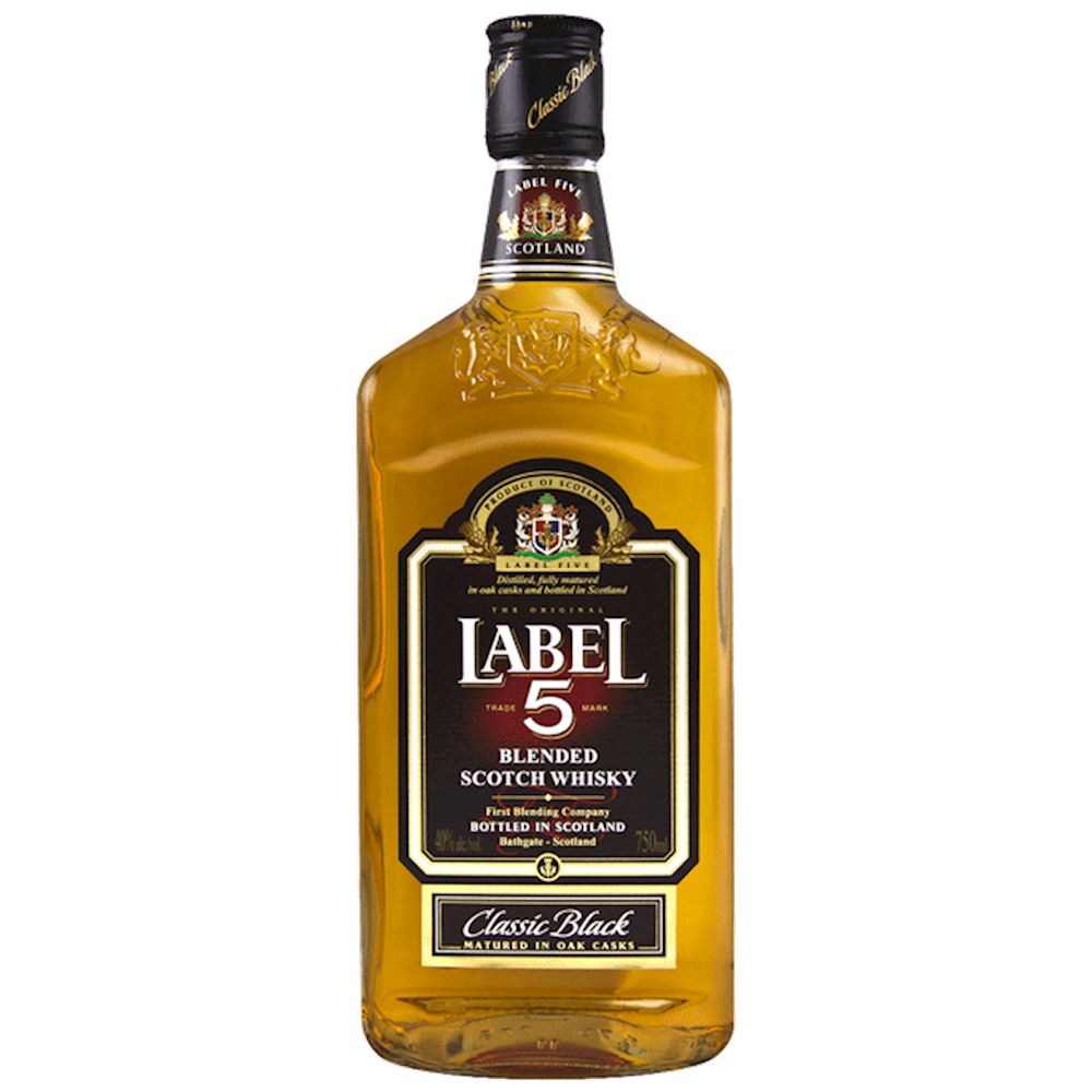 WHISKY LABEL 5 BLENDED SCOTCH 40% LT.1 Whisky - Antica Enoteca ...