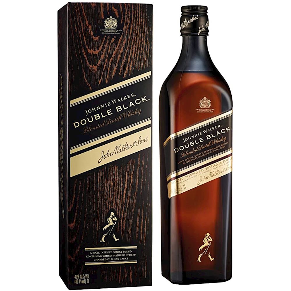WHISKY JOHNNIE WALKER DOUBLE BLACK LABEL 40 LT 1 AST Whisky Antica 