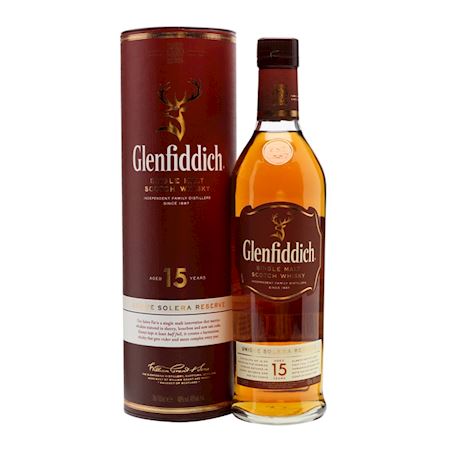 Whisky Glenfiddich 15y Unique Solera Reserve 40 Cl 70 Whisky Antica Enoteca Giulianelli Vini E Liquori Storici