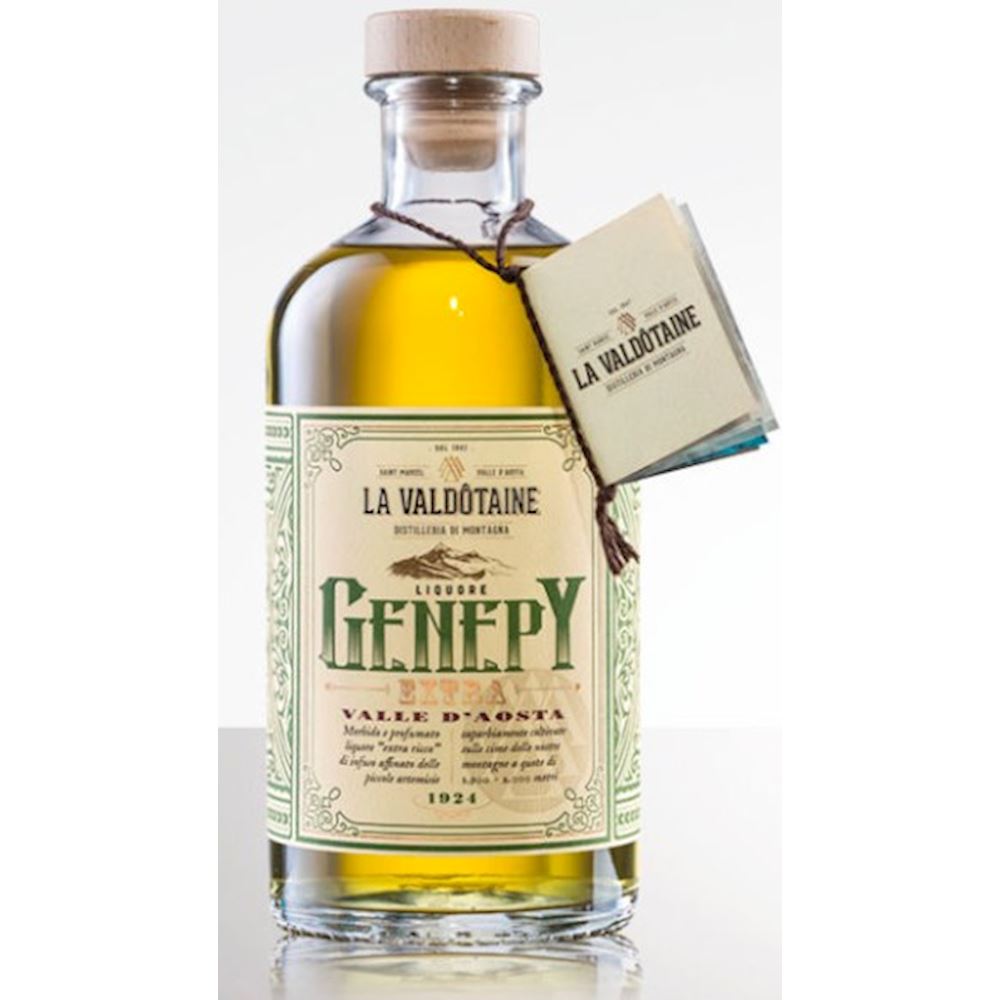 Savio Genepy Vrai - 40% 70cl -GIFTBOX + GLASSES- Liqueurs - Antica