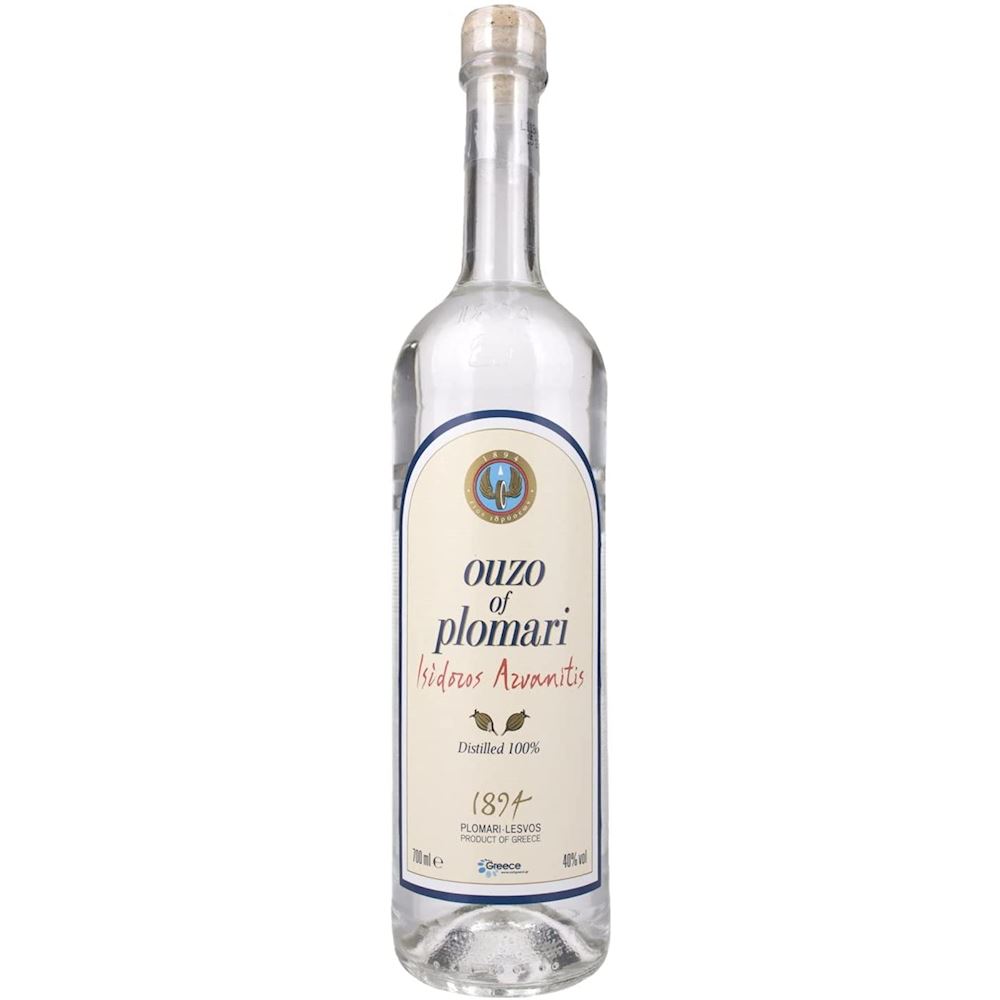 Liquori PLOMARI Liqueurs OUZO - Vini Antica Enoteca 40% e storici Giulianelli, 70cl