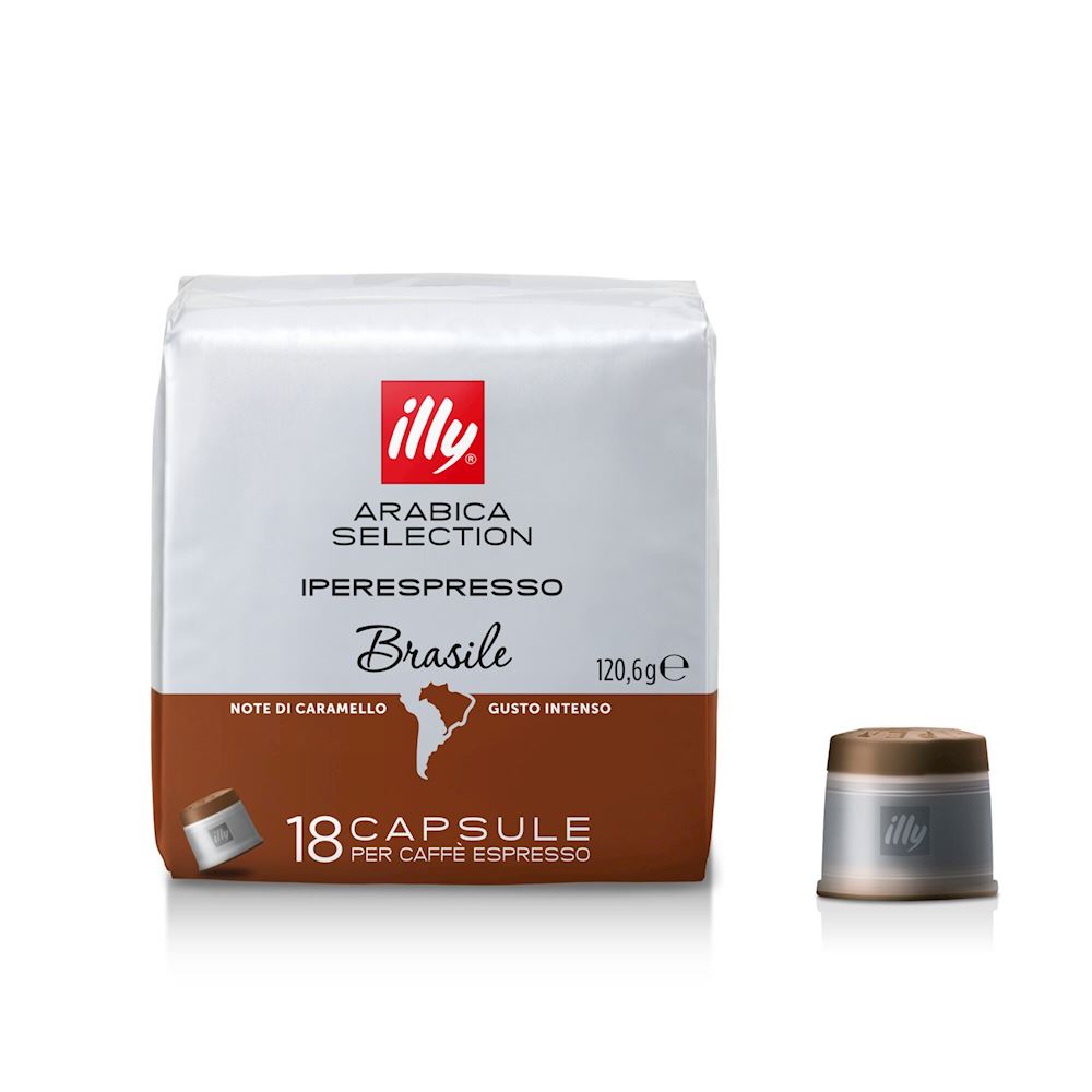 Caffè Illy Capsule Iperespresso Arabica Selection "BRAZIL" - Coffee & Tea - Antica Enoteca Giulianelli, Vini e Liquori storici