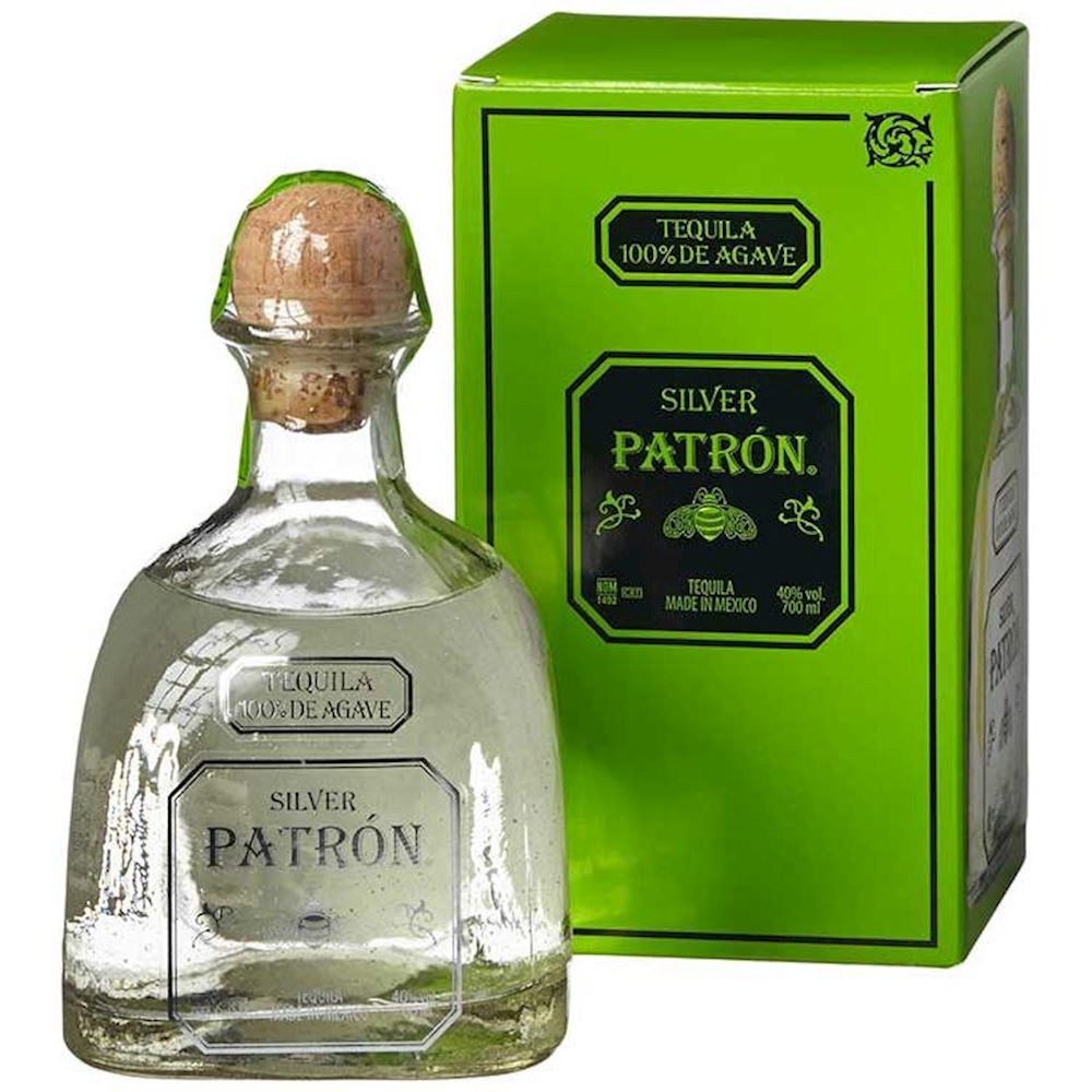 TEQUILA PATRON SILVER 40% CL.70-AST- South American spirits - Antica ...