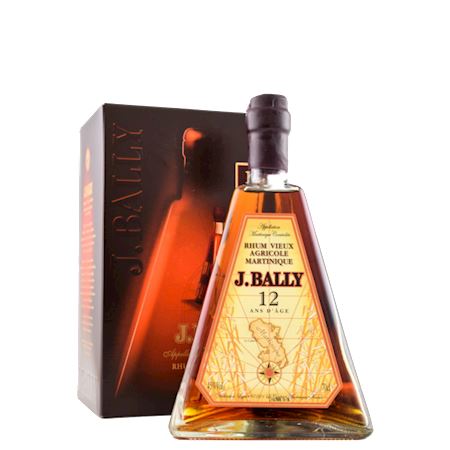 Rum J.Bally Vieux Agricole "Pyramide" - 12y Aged - 45%vol 70cl -GIFTBOX- -  Antica Enoteca Giulianelli, Vini e Liquori storici