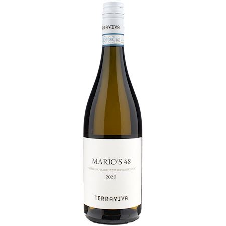 TERRAVIVA TREBBIANO D'ABR.SUP.DOC MARIO'S 48 2020 CL.75 BIO Novità - Antica  Enoteca Giulianelli, Vini e Liquori storici