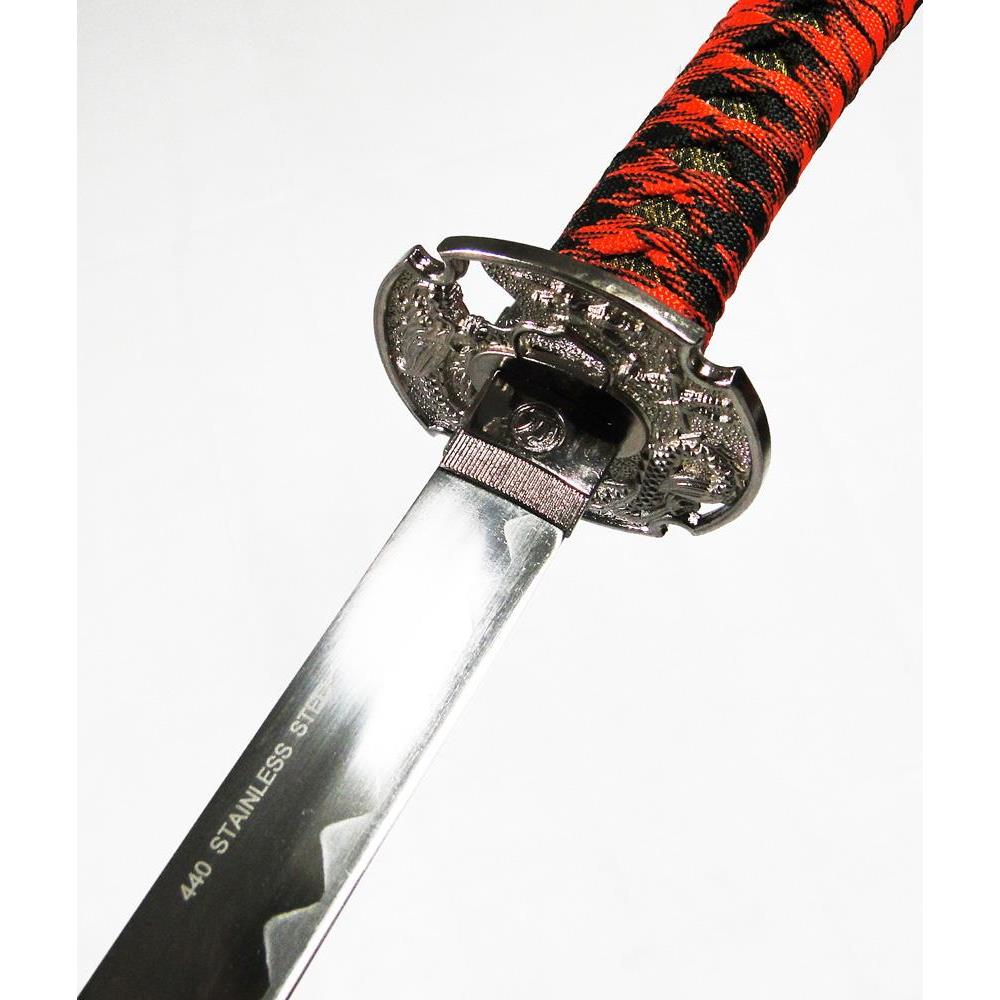 Katana tachi rosso perlato doppia impugnatura Katana Tachi