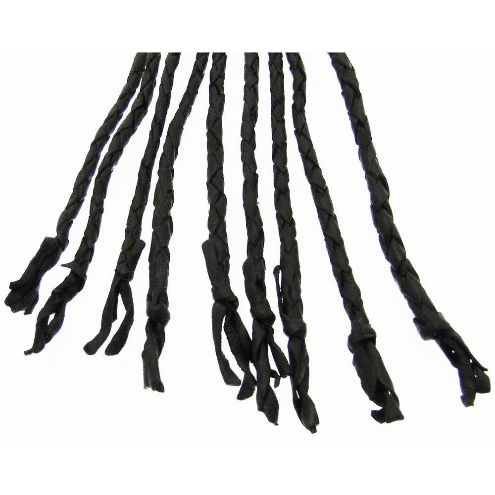 Frusta A 50 Code In Pelle Di Manzo Premium Fatte A Mano - Nera, Per Teatro, Halloween O Collezione (Django Enterprises)