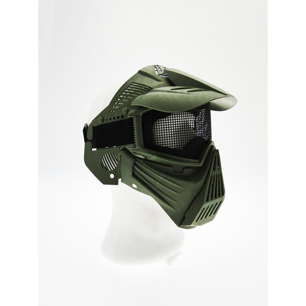 Maschera softair protezione totale verde softair Dispositivi protezione -  Antica Porta del Titano: armeria a San Marino e softair shop online