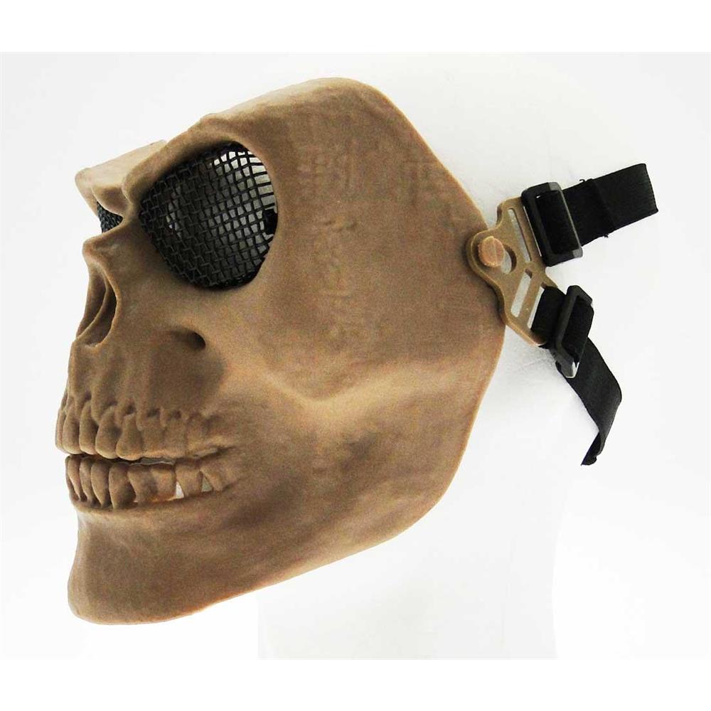 Maschera Biker Skull Face – Antivento E Antipolvere, Taglia Unica, Morbido Imbottito Per Moto, Sci E Outdoor