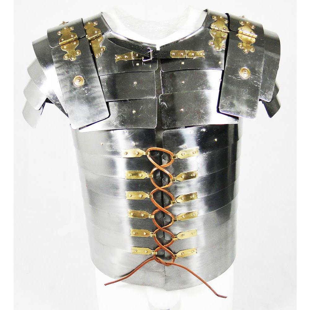 Lorica segmentata in acciaio lavorata a mano Armature Antica