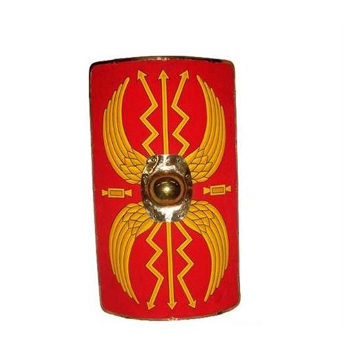 scudo-romano-in-legno-con-finiture-in-metallo-ottonato