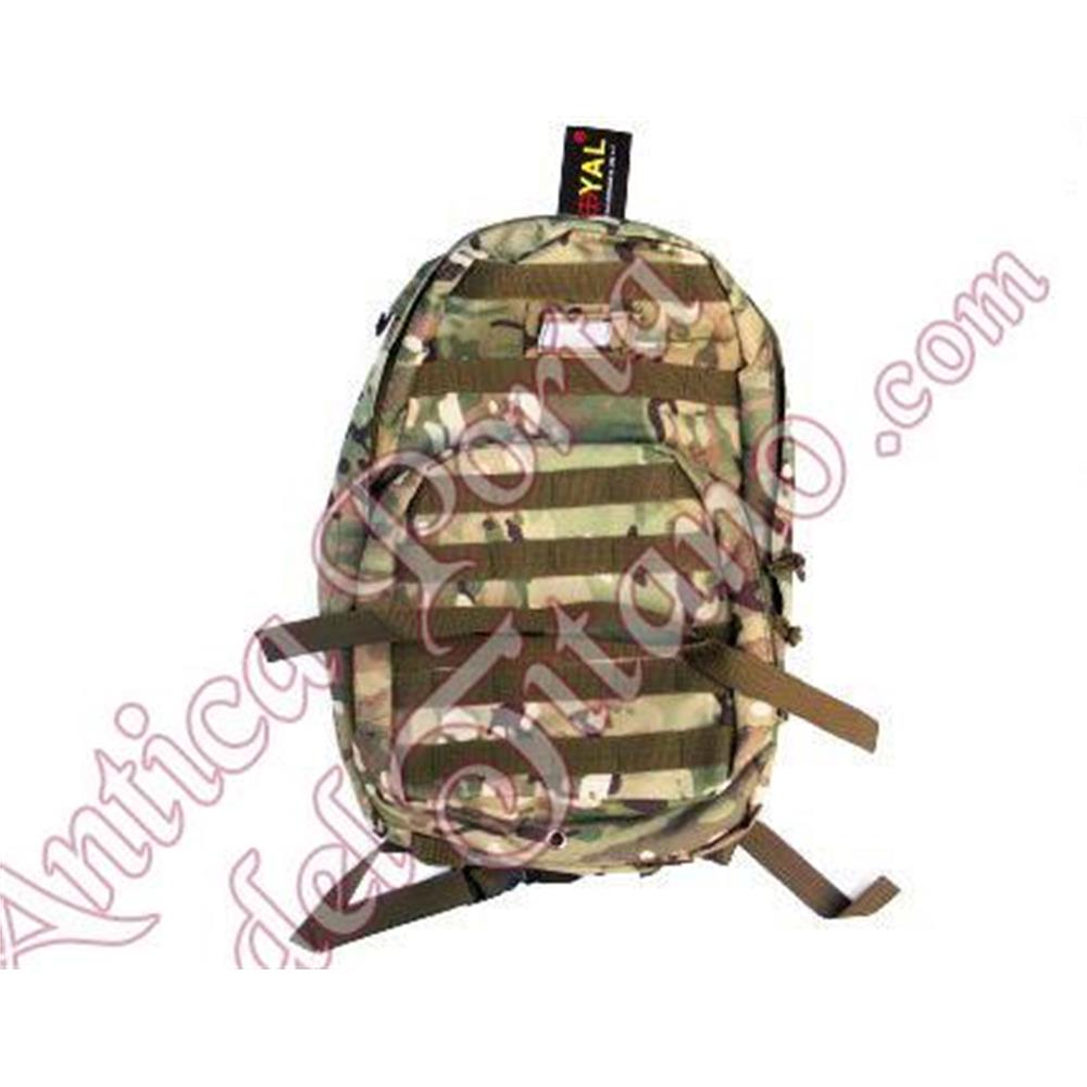 BOMTURN Zaino Tattico Militare 27L Impermeabile - Morbido E Robusto Per Sopravvivenza, Trekking, Caccia - Colore Nero