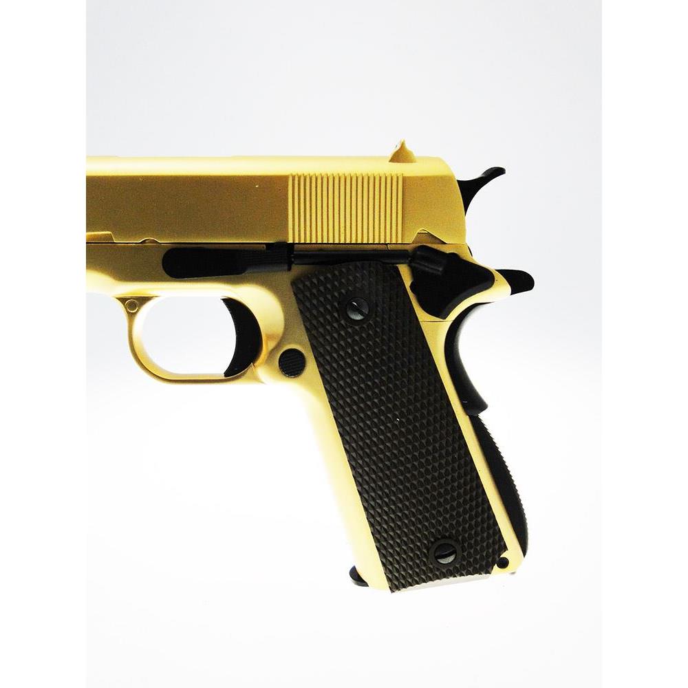 Pistola Gas M1911 ORO Professional Scarrellante Full Metal WE Green Gas -  Antica Porta del Titano: armeria a San Marino e softair shop online