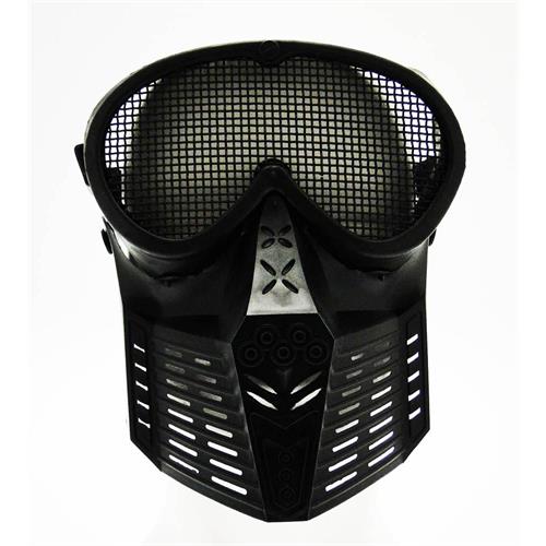 maschera-tactical-metallo-face-rete-nera-royal