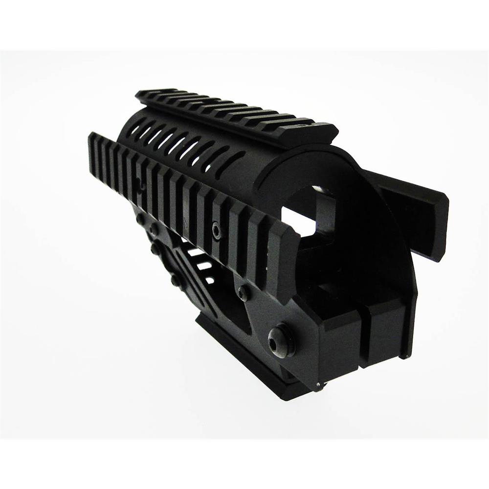 ITC RailRest Poggiafucile In Pelle Golden Gator Per Scorte A Ringhiera Sottile - Modello RR140CGG