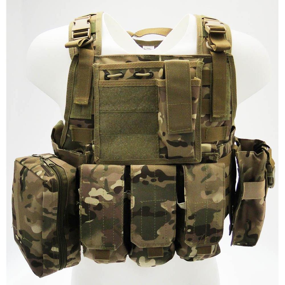 Giubbotto Corpetto Tattico Multicam Body Armor Light Royal Plus