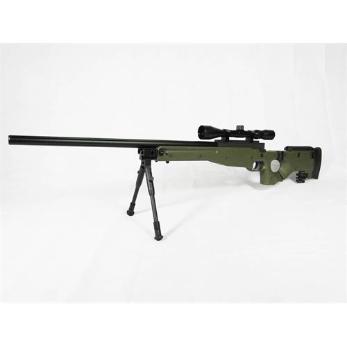 fucile-carabina-sniper-aw-338-2000-originale-well-verde-bipiede-ottica