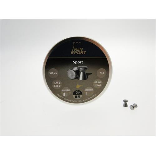 500-piombini-pallini-libera-vendita-h-n-diabolo-sport-liscio-cal-4-5-peso-0-53