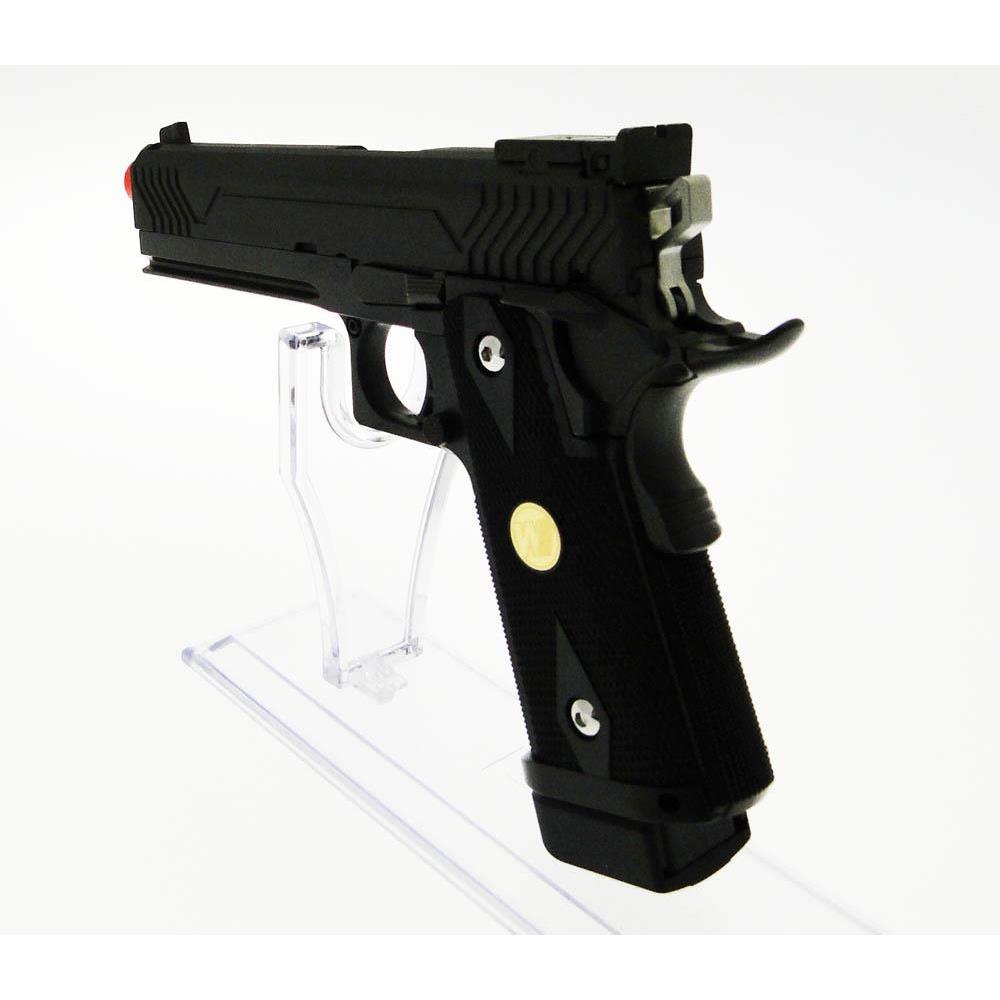 WE PISTOLA A GAS P08 NERA CANNA 6 [W-P08M]