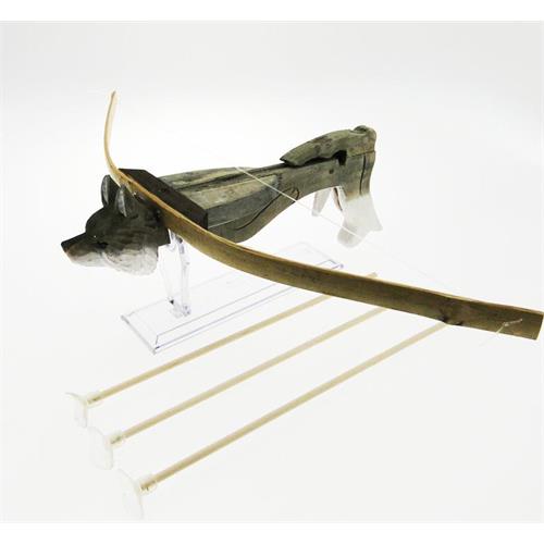pistola-balestra-storica-in-legno-testa-di-lupo-56-x-34-cm
