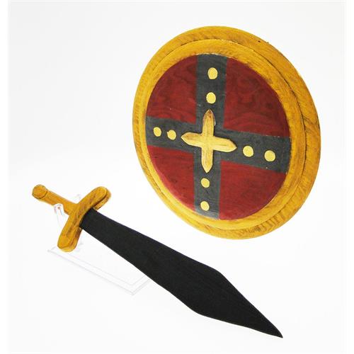 scudo-romano-rotondo-con-spada-in-legno
