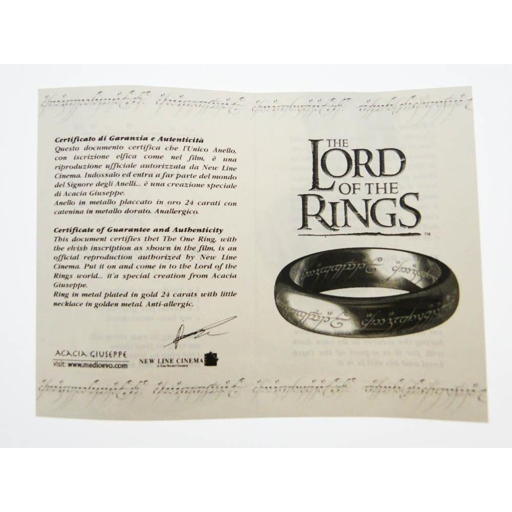 Buy Unico Anello Signore Degli Anelli Lord of the Rings Online in