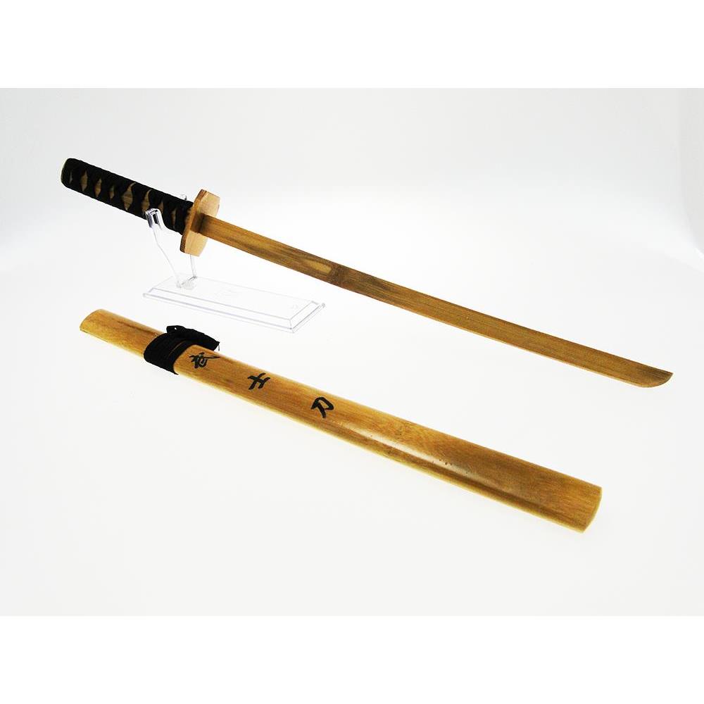 Katana in legno bamboo con fodero da allenamento bokken bokuto 74