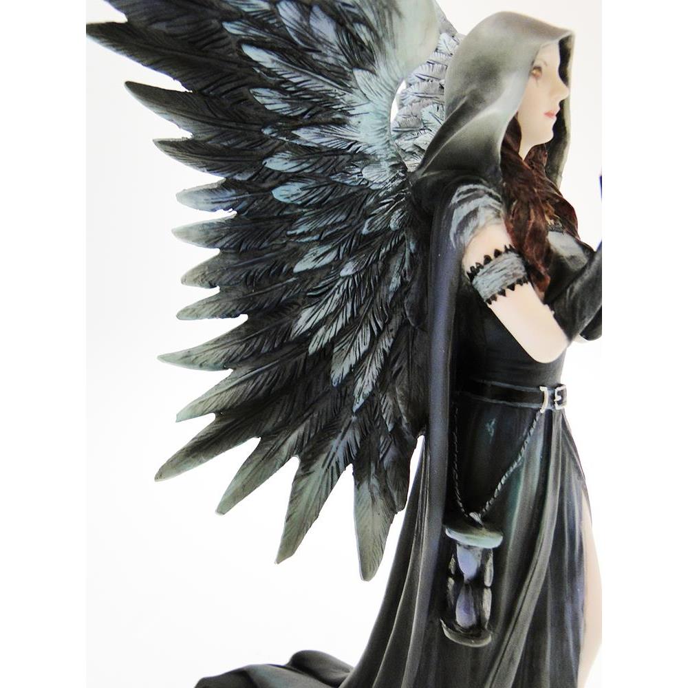 Statuetta Spirit Guide Di Anne Stokes – Drago Adulto Su Roccia Fusa, Resina Dipinta A Mano, 24 Cm, Collezione Fantasy Gotica
