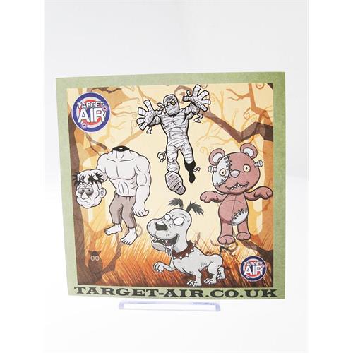 10-bersagli-in-cartoncino-target-zombie-cartoon-lato-14-cm-quadrati-softair-tiro-al-bersaglio-aria-compressa