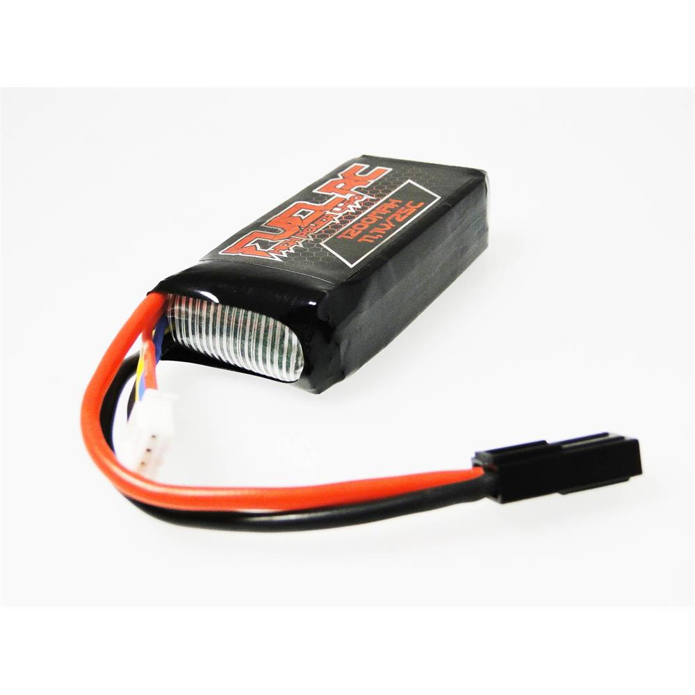 Batteria Lipo Litio 1200 mAH 11,1 V 25 C Fuel BatterieCaricabatterie