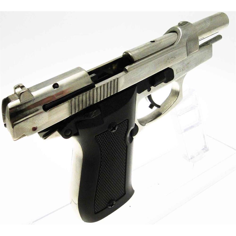 Pistola a salve M85 8 mm Semi Automatica Cromo Cromata Kimar Italia Salve Antica Porta del