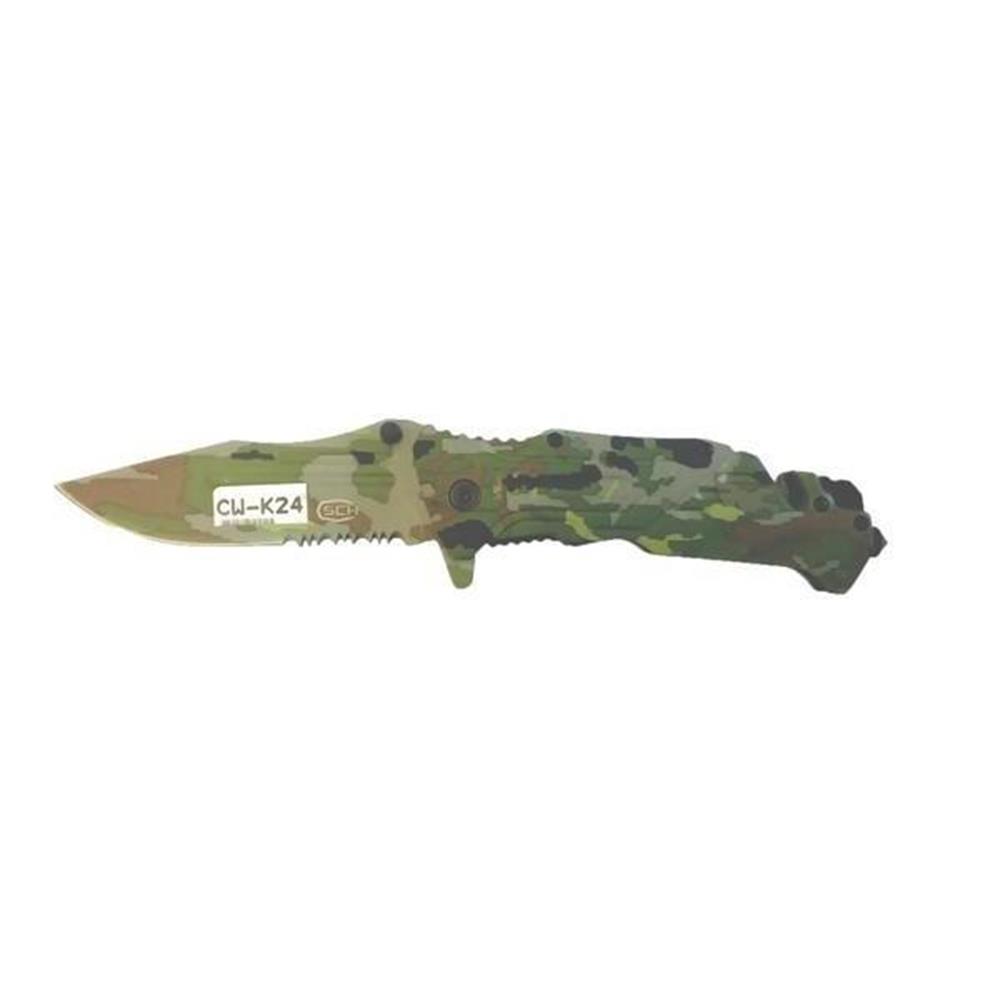 Coltello tascabile K98 SCK mille teschi lunghezza 190 mm Coltelli Survivor  - Antica Porta del Titano: armeria a San Marino e softair shop online