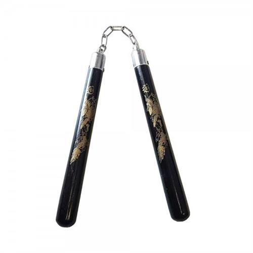 nunchaku-in-gomma-dura-polimero-catena-e-coperchi-in-metallo